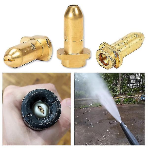 K5 Messing Dyseadapter Spraypistol Lanse Utskiftbar Spraydyse