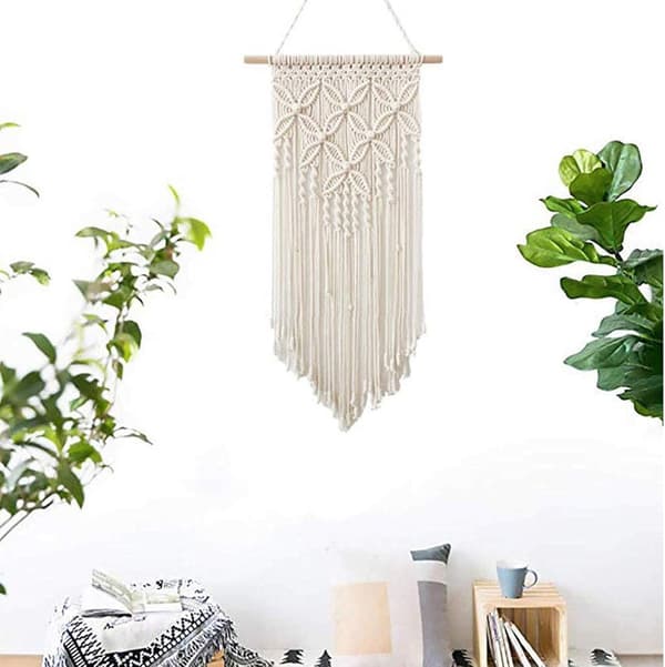 Makramee seinävaate, kodin sisustus makramee seinävaate, ZQKLA