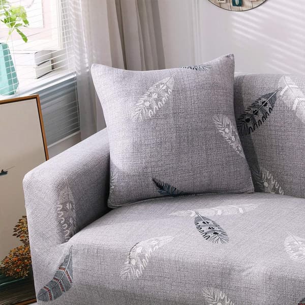 Print Stretch Sofatrekk, Moderne Sklisikker 3-seters Elastisk Sofa, ZQKLA