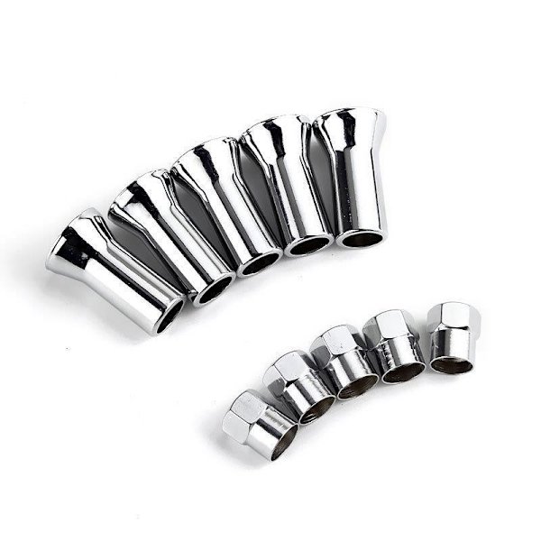 Universal TPMS Krom Ventilstam Skydd och Skydds Trim, ZQKLA