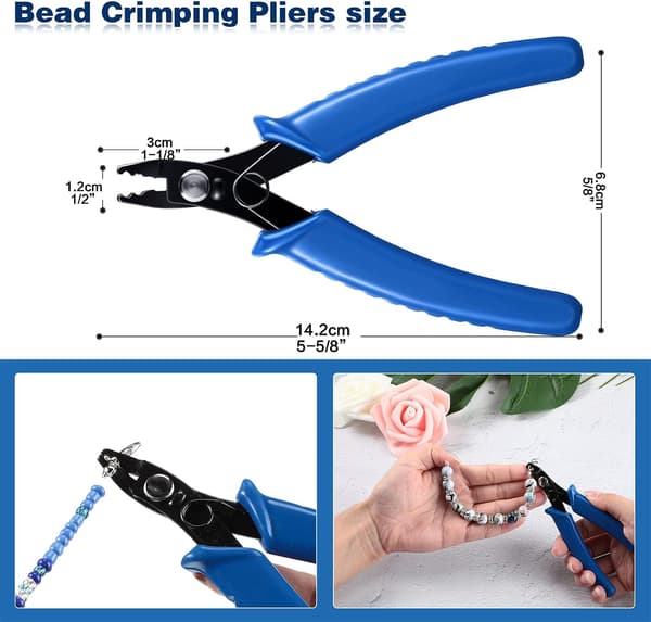 2 st Split Ring Tänger Crimpningstänger Smycken Hoppring je,ZQKLA