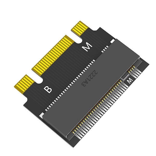 M.2 NVME M-Key B+M 2230 till 2242 förlängningsadapterfästen SSD Soild hårddisk omvandlarram för