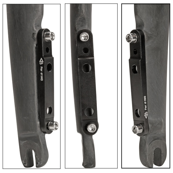 Flatmountadapter Cykeldele Voksen-Blandet, Sort, One Size PXC,ZQKLA