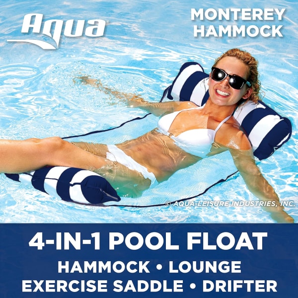 4-i-1 Monterey Hammock Pool Float & Water Hammock – Multi-Purpos