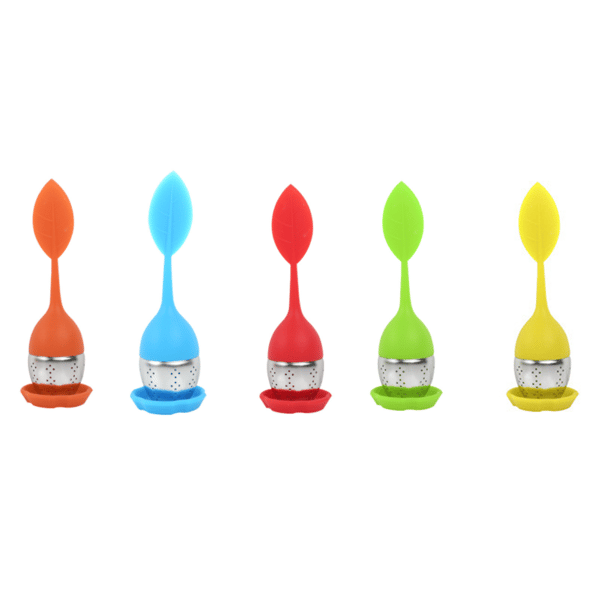 5-pack Teinfusionsset Silikondiffuser Tekula Rostfritt Stål T