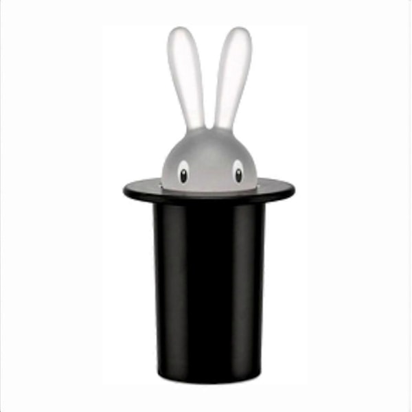 Tandpetshållare i termoplastisk harts, svart design
