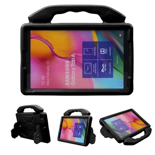 Samsung Galaxy Tab A 10.1 (2019) Stødsikkert EVA-etui - Sort Sort,su