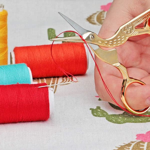 Broderisaks, Sett med 2, Små Trane Sysakser, ZQKLA