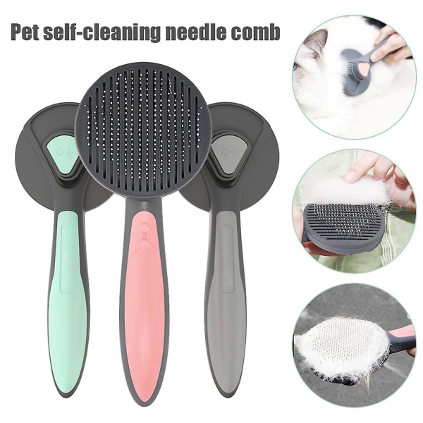 Dewenwils Pet Brush Cat Beauty Brush Selvrensende massasjebørste