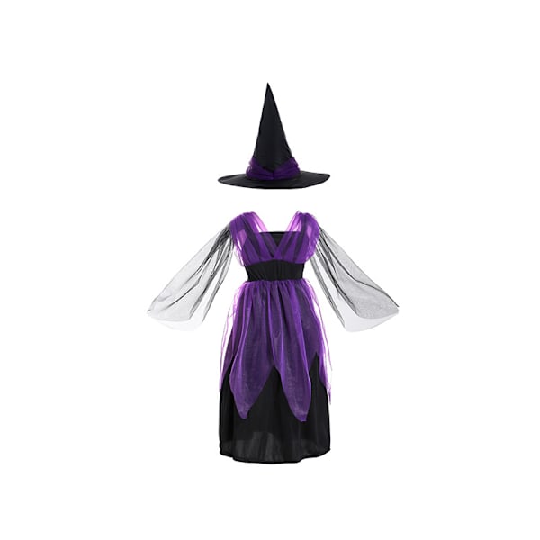 Halloween Kostume Børn Hexe Cosplay Kappe Cosplay Kostume Prinsesser