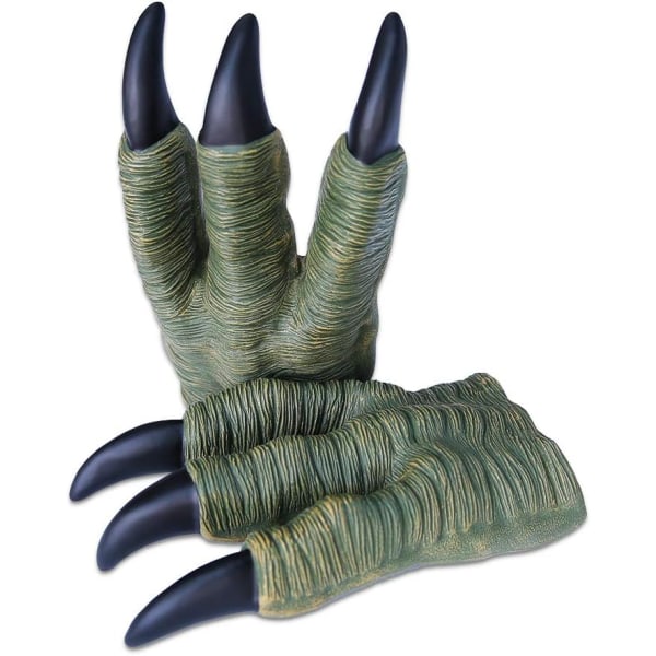 2 Pack Dinosaur Claws Legetøj Oversized Dino Velociraptor Rubbe, ZQKLA