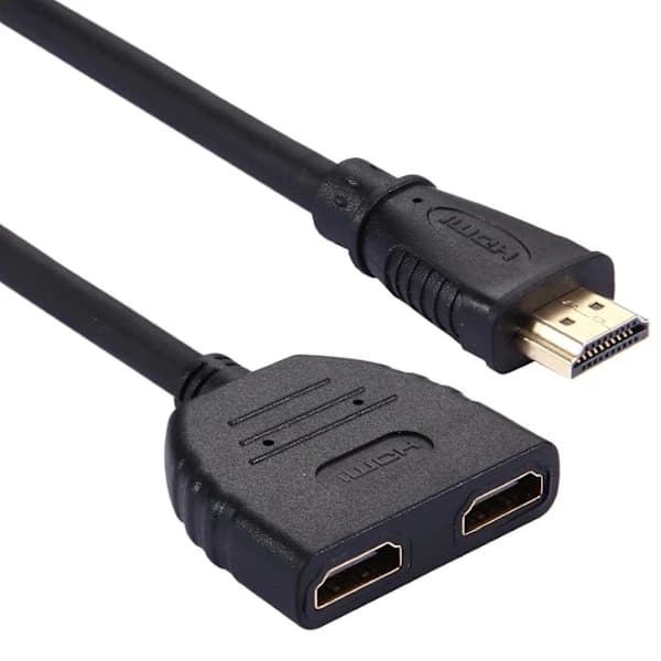 HDMI-jakaja 30 cm kaapelilla,su