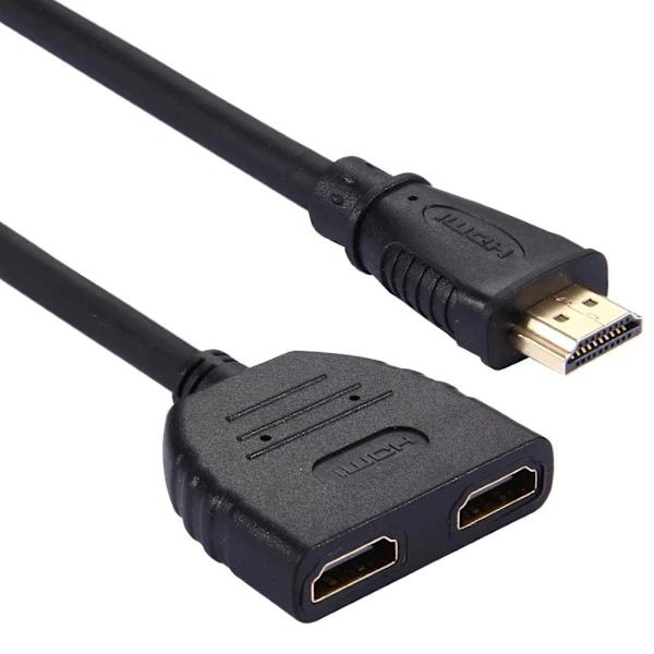 HDMI-splitter med 30 cm kabel, su