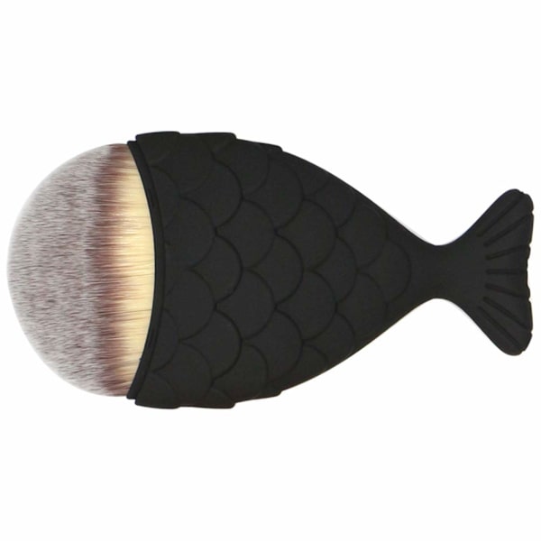 1 Pak Havfruehale Bærbar Makeupbørste, Fint Fiskestjertformet
