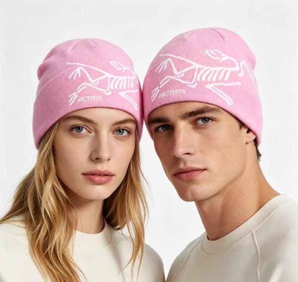 Arc'teryx Bird Head Toque Mössa Olivgrön Merinoull Stickad Vintermössa Unisex A Light Pink