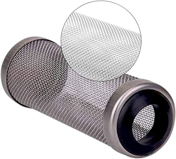 16mm Filterbeskyttelse Mesh 2STK Rustfritt Stål Filter, ZQKLA