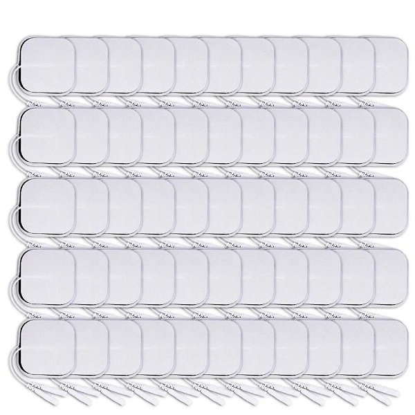 55 Par Pack TENS EMS Elektrodpåsar Gelplåster för Elektrodpåsar Elektroterapi Massager Neuromuskulär Stimulator