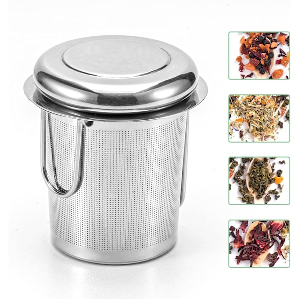 2 st Teefilter, 304 Rostfritt Stål Teefilter Teinfuser med