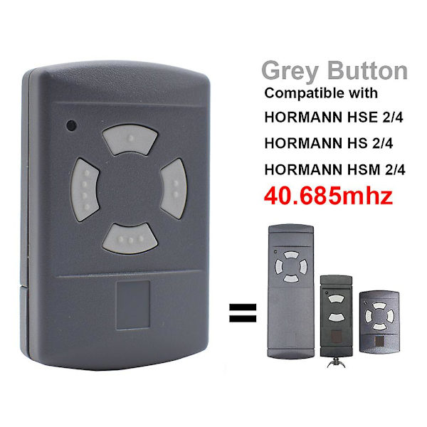 Handhållen sändare Hsm4 Hormann Hse2 40mhz 40685 Mhz Fjärrkontroll Port Garage Dörrersättning Klon Fob 40685mhz
