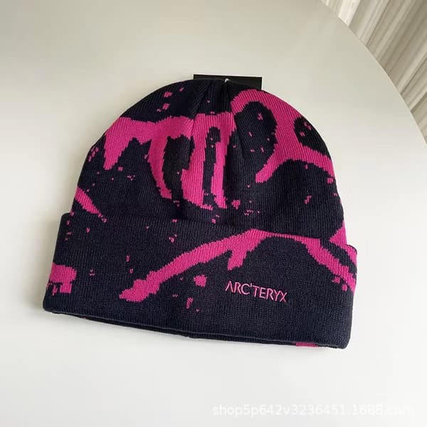 Arc'teryx Grotto Jacquard Stickad Mössa ullmössa rose pink
