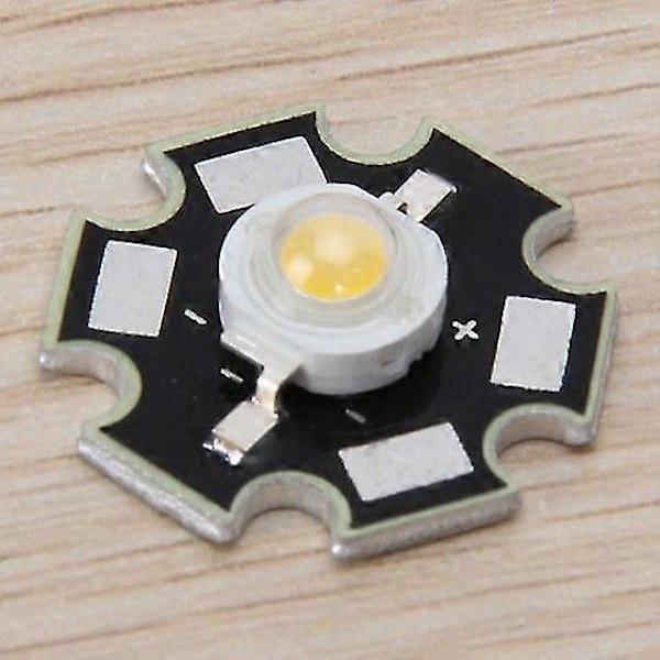 3W Stjärnformad LED-lampa (Vit)