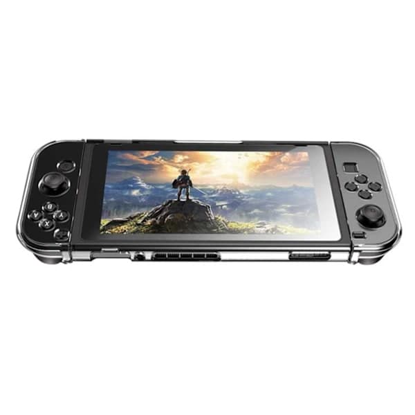 Nintendo Switch-kompatibelt skal, hårt plastskal, transparent, su