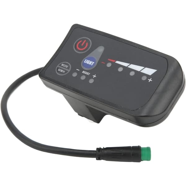 Elcykel Power Display Måler Abs Elcykel Power Display Måler 5 Pin Interface Abs Hus Led Display Panel Til Cykling Elcy