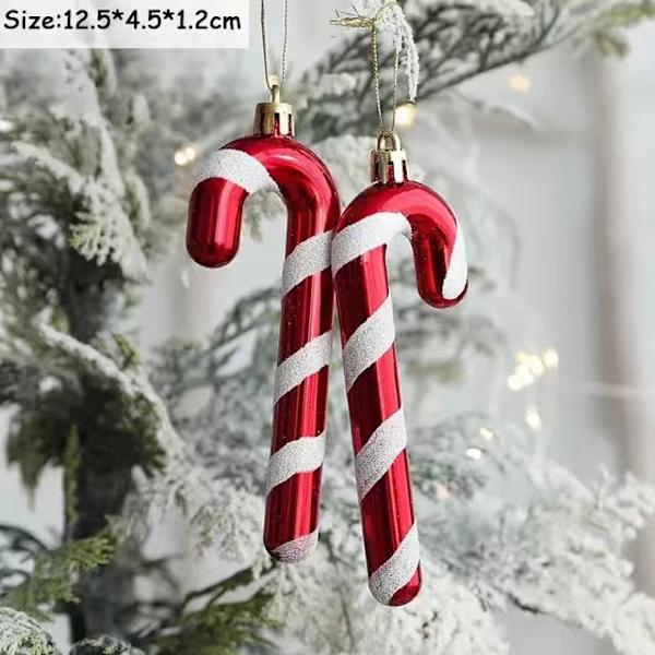 2 st Julberlocker Ornament Kreativa Julgransprydnader