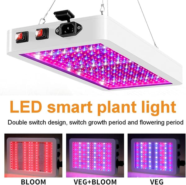 1000W LED-växtlampor Dubbla Chips Fullspektrum för Växthus a