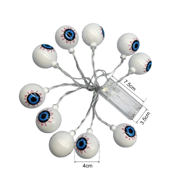 Halloween dekorativa lampor med fjärrkontroll, 20 LEDs Wat, ZQKLA