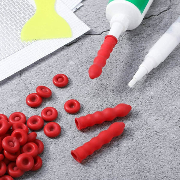 20 Pak Silicone Caulking Propper til Tætning og Opbevaring af Si, ZQKLA