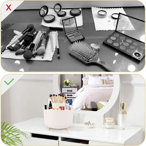 Roterende Makeup Organizer, 360° Roterende Penholder Makeup, ZQKLA