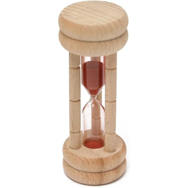 Træ Timeglas Timer, 3 Minutters Timeglas Træ Sandglas, Hou