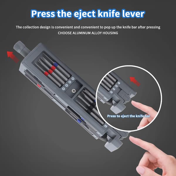 Magnetisk Precisionsskruvmejsel med Uppgraderad Långlivsbits 3,ZQKLA