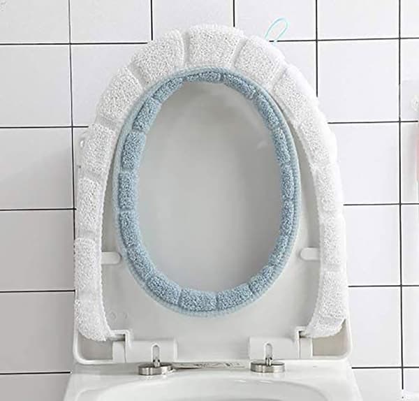 2 Pakkausta Universaaleja Vedenpitäviä WC-istuimen Pehmusteita Ripustuslenkillä