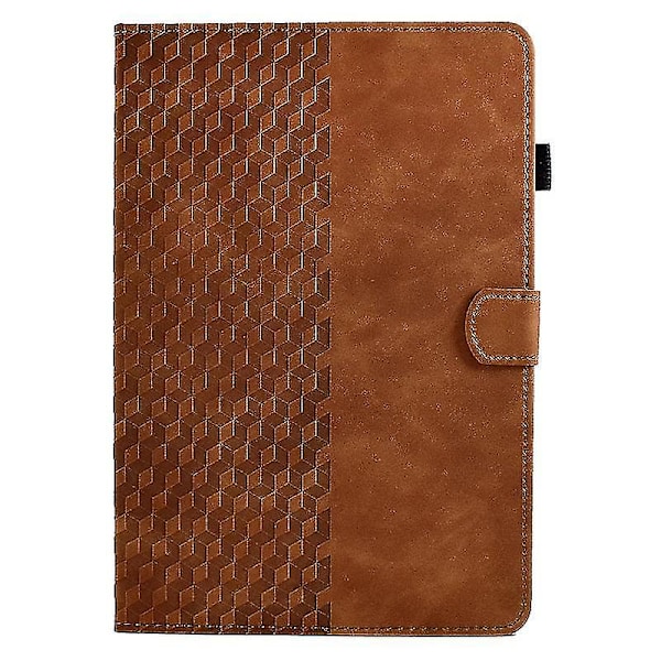 10,2 tums iPad 9/8/7 generation fodral, premium läderfodral med S pennhållare och automatisk sleep/wake-funktion Brown
