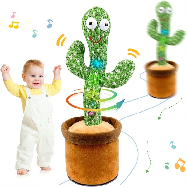 Tanssiva kaktus,puhuva kaktuslelu,aurinkoinen kaktus toistaa W,ZQKLA