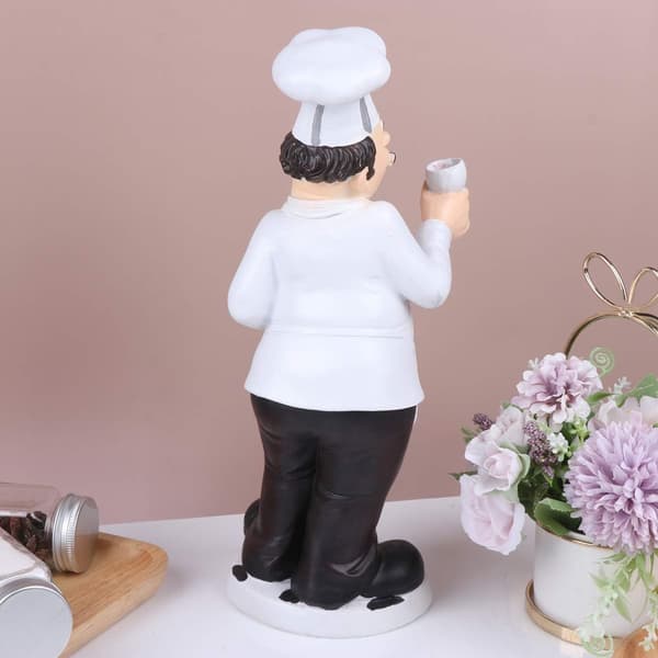 Chef Familie Model Komfur Model Mini Chef Statue Retro Chef R,ZQKLA