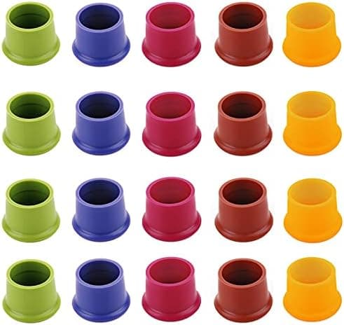 20-pack Återanvändbara Silikonvinstopp för Vin, Cha,ZQKLA