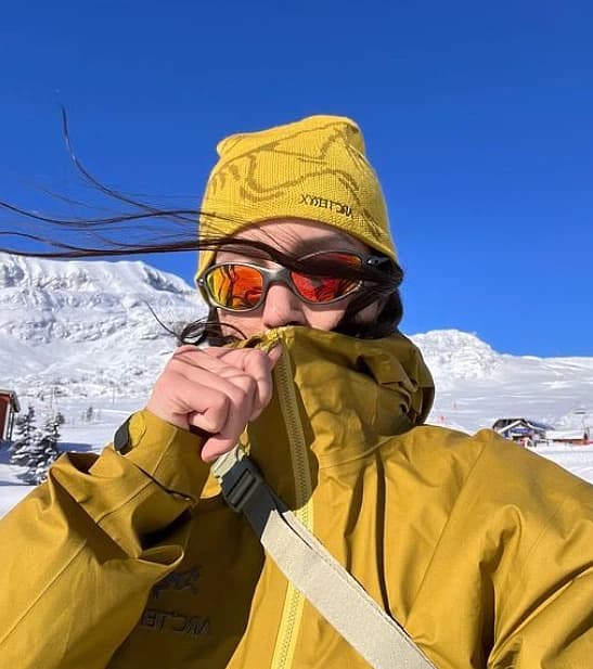 [LCA] Arc'teryx Bird Head Toque Mössa Gul Merinoull Stickad Vintermössa Unisex Yellow