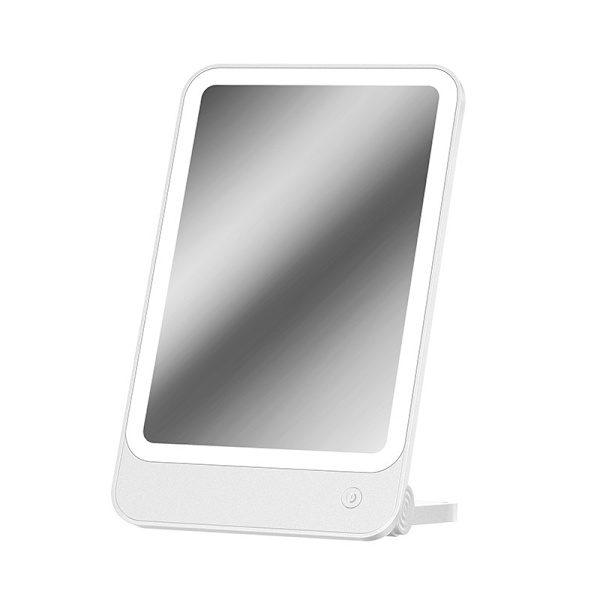 Sminkspegel med 3 Färg LED-lampor, Bordspegel, 180° F, ZQKLA