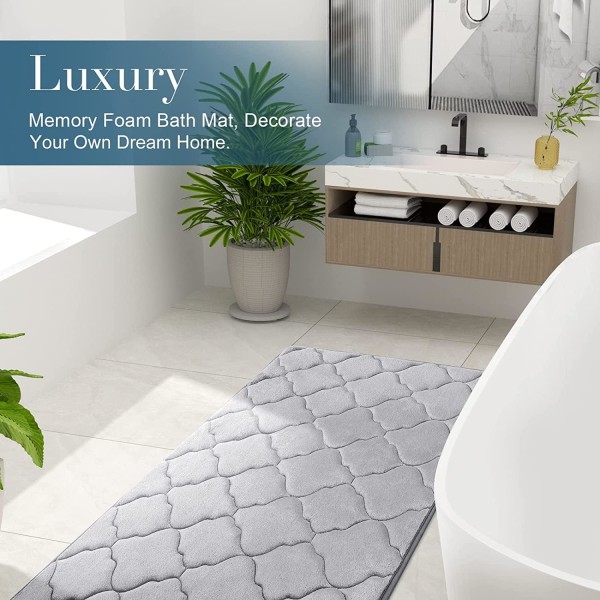 Liukumaton kylpymatto, pehmeä memory foam -kylpymatto, imukykyinen, ZQKLA