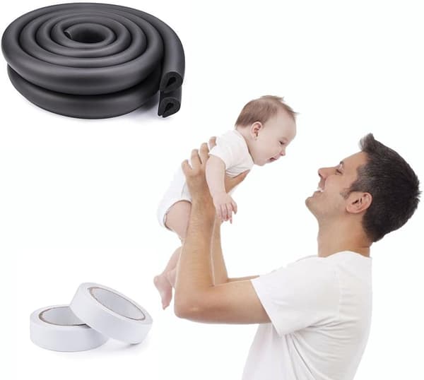 Dewenwils Vauvan kulmasuoja ja reunapehmuste, 2M * 2 kpl setti