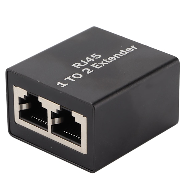 Ethernet-splitter RJ45 nettverkskontakt adapter Ethernet-kontaktforlenger Splitter En til to splitter