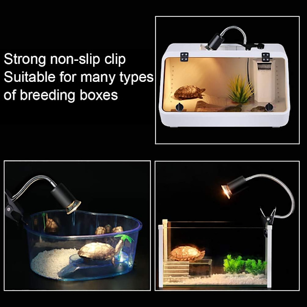 2 UVA UVB pærer 25W og 50W, Reptil Lampe Varme Terrestria, ZQKLA