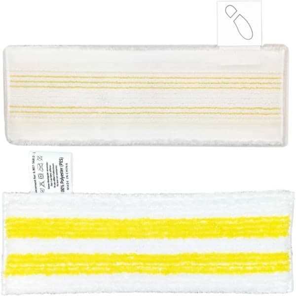 8 stk. dampmoppepuder til Kärcher SC2 SC3 SC4 SC5 damprenser mikrofiber moppeklud sæt