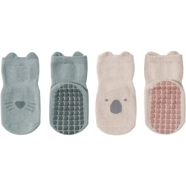 2 pairs baby socks, non-slip cotton socks, children's boy so,ZQKLA