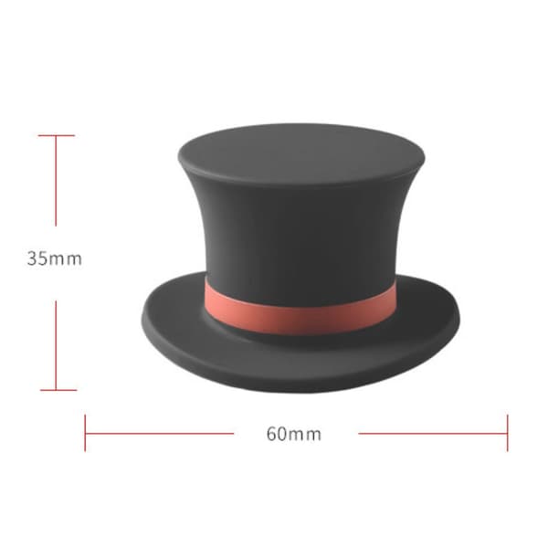 6 stk. Silikon Vinprop Vinprop Hat Form, ZQKLA