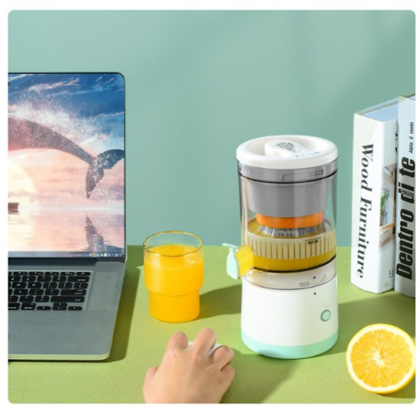 Bærbar Automatisk Elektrisk Juicer 1300mAh Genopladeligt Batt, ZQKLA