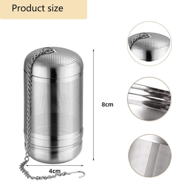 Te-infuser, 304 rustfritt stål te-kule, original te-infuser, ZQKLA